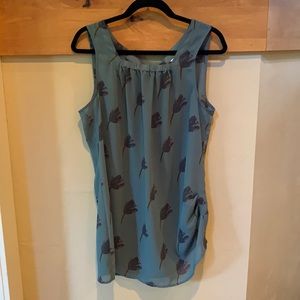 CAbi Tulip Sheer Blouse